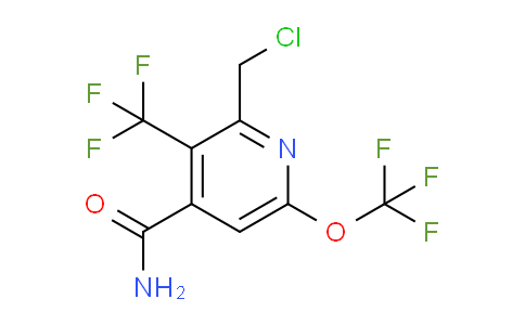 AM91682 | 1804751-81-2 | 2-(Chloromethyl)-6-(trifluoromethoxy)-3-(trifluoromethyl)pyridine-4-carboxamide