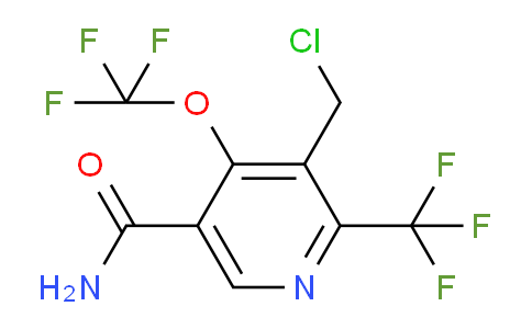 AM91683 | 1805285-42-0 | 3-(Chloromethyl)-4-(trifluoromethoxy)-2-(trifluoromethyl)pyridine-5-carboxamide