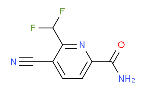 AM91696 | 1805319-81-6 | 3-Cyano-2-(difluoromethyl)pyridine-6-carboxamide
