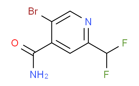 AM91697 | 1806786-60-6 | 5-Bromo-2-(difluoromethyl)pyridine-4-carboxamide