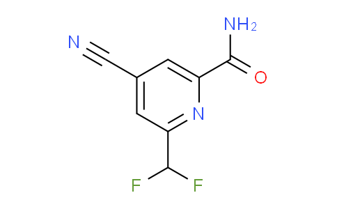4-Cyano-2-(difluoromethyl)pyridine-6-carboxamide