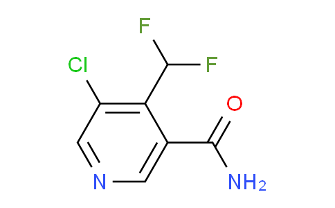 3-Chloro-4-(difluoromethyl)pyridine-5-carboxamide