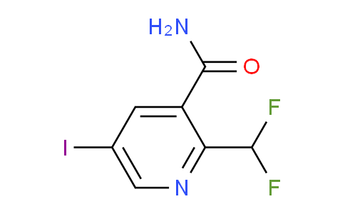 2-(Difluoromethyl)-5-iodopyridine-3-carboxamide