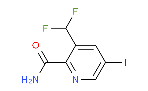 3-(Difluoromethyl)-5-iodopyridine-2-carboxamide