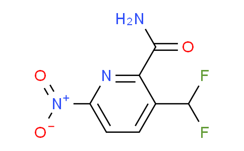3-(Difluoromethyl)-6-nitropyridine-2-carboxamide