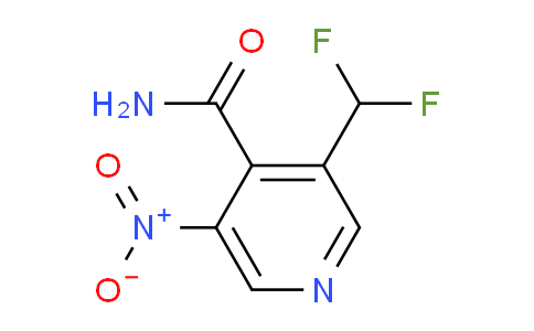 3-(Difluoromethyl)-5-nitropyridine-4-carboxamide