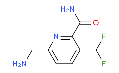 6-(Aminomethyl)-3-(difluoromethyl)pyridine-2-carboxamide