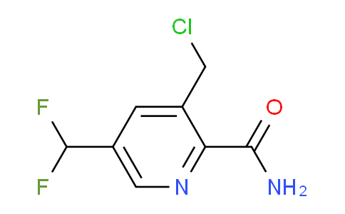 AM91744 | 1805945-34-9 | 3-(Chloromethyl)-5-(difluoromethyl)pyridine-2-carboxamide