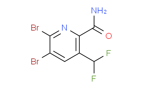 AM91756 | 1805049-96-0 | 2,3-Dibromo-5-(difluoromethyl)pyridine-6-carboxamide
