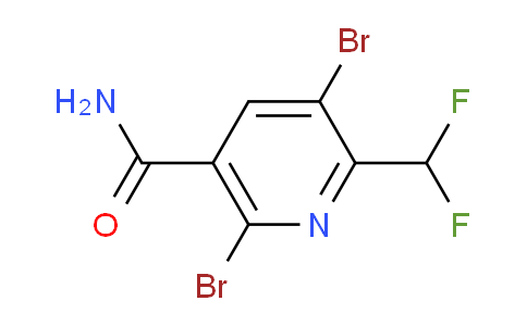 AM91761 | 1806892-78-3 | 3,6-Dibromo-2-(difluoromethyl)pyridine-5-carboxamide