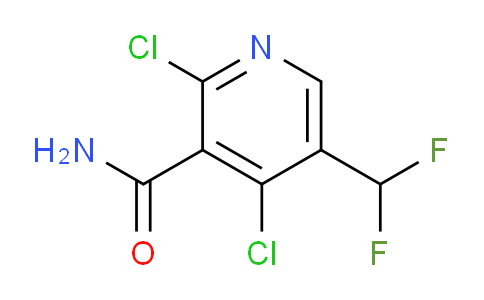 2,4-Dichloro-5-(difluoromethyl)pyridine-3-carboxamide