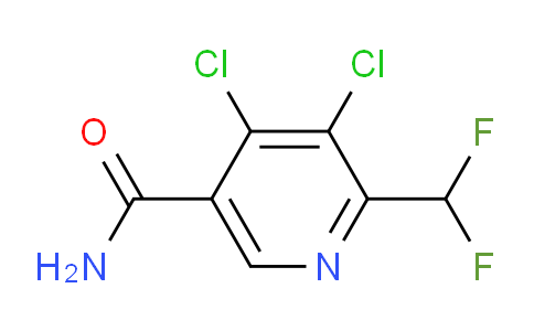 3,4-Dichloro-2-(difluoromethyl)pyridine-5-carboxamide