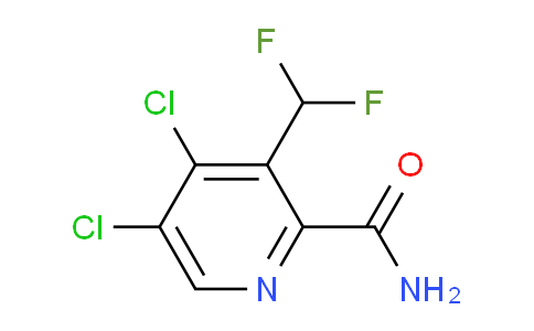 4,5-Dichloro-3-(difluoromethyl)pyridine-2-carboxamide