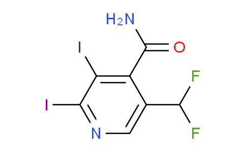 AM91779 | 1805007-32-2 | 5-(Difluoromethyl)-2,3-diiodopyridine-4-carboxamide