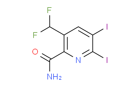 AM91780 | 1806787-69-8 | 5-(Difluoromethyl)-2,3-diiodopyridine-6-carboxamide