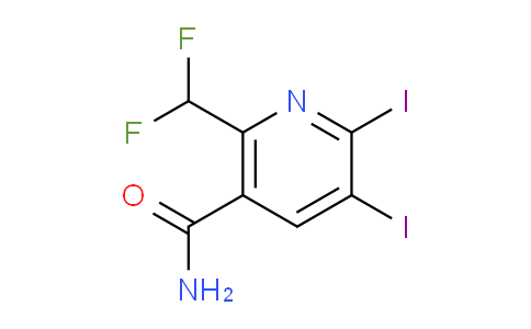 AM91781 | 1805158-45-5 | 6-(Difluoromethyl)-2,3-diiodopyridine-5-carboxamide
