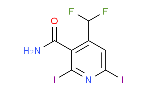 AM91785 | 1806799-40-5 | 4-(Difluoromethyl)-2,6-diiodopyridine-3-carboxamide