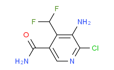 3-Amino-2-chloro-4-(difluoromethyl)pyridine-5-carboxamide