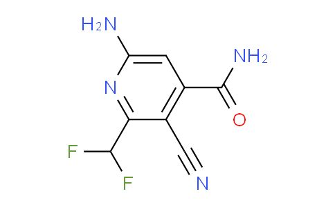 6-Amino-3-cyano-2-(difluoromethyl)pyridine-4-carboxamide