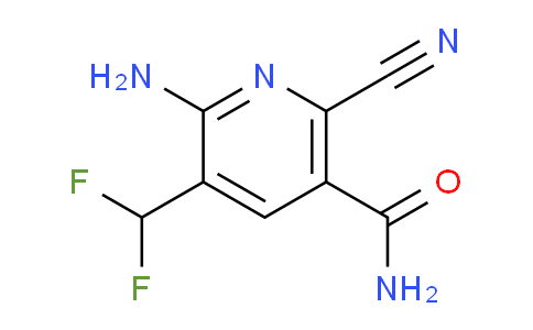 2-Amino-6-cyano-3-(difluoromethyl)pyridine-5-carboxamide