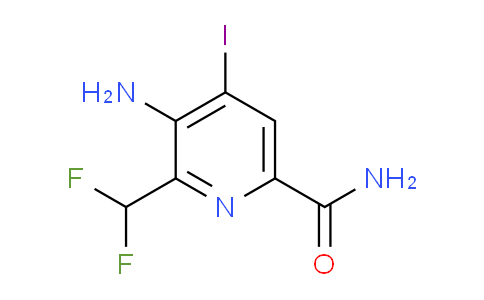 AM91829 | 1805363-53-4 | 3-Amino-2-(difluoromethyl)-4-iodopyridine-6-carboxamide