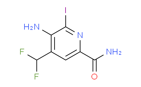 AM91831 | 1805218-31-8 | 3-Amino-4-(difluoromethyl)-2-iodopyridine-6-carboxamide