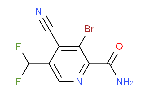 AM91852 | 1805371-91-8 | 3-Bromo-4-cyano-5-(difluoromethyl)pyridine-2-carboxamide