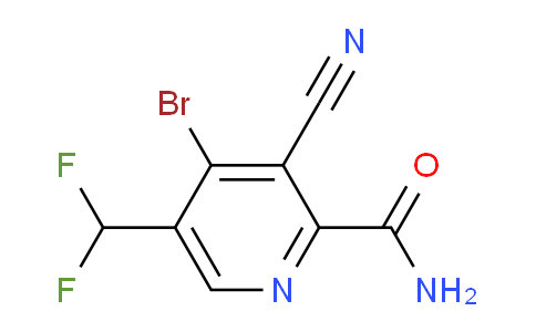 AM91854 | 1805372-06-8 | 4-Bromo-3-cyano-5-(difluoromethyl)pyridine-2-carboxamide