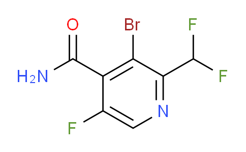 AM91855 | 1806832-59-6 | 3-Bromo-2-(difluoromethyl)-5-fluoropyridine-4-carboxamide
