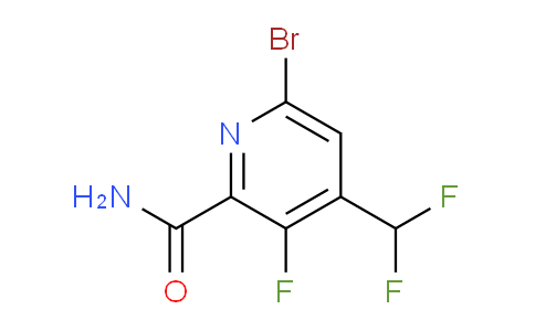 AM91880 | 1805411-98-6 | 6-Bromo-4-(difluoromethyl)-3-fluoropyridine-2-carboxamide