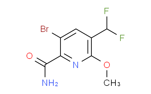 AM91882 | 1804980-28-6 | 3-Bromo-5-(difluoromethyl)-6-methoxypyridine-2-carboxamide