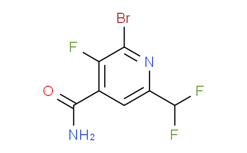 AM91883 | 1805167-65-0 | 2-Bromo-6-(difluoromethyl)-3-fluoropyridine-4-carboxamide