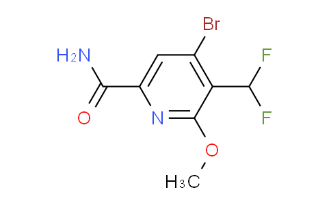AM91885 | 1804463-74-8 | 4-Bromo-3-(difluoromethyl)-2-methoxypyridine-6-carboxamide