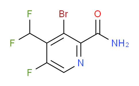 AM91886 | 1804855-09-1 | 3-Bromo-4-(difluoromethyl)-5-fluoropyridine-2-carboxamide