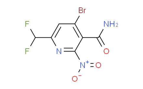 AM91902 | 1805037-15-3 | 4-Bromo-6-(difluoromethyl)-2-nitropyridine-3-carboxamide