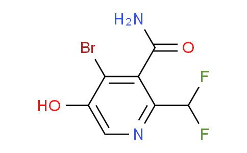 AM91909 | 1804889-18-6 | 4-Bromo-2-(difluoromethyl)-5-hydroxypyridine-3-carboxamide