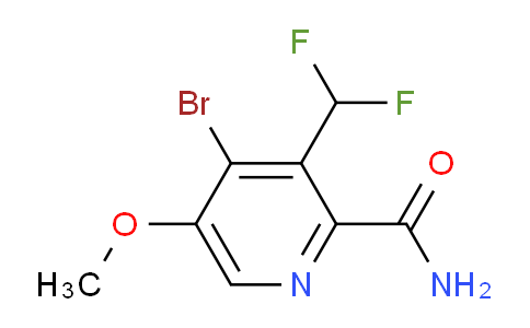 AM91917 | 1806909-89-6 | 4-Bromo-3-(difluoromethyl)-5-methoxypyridine-2-carboxamide