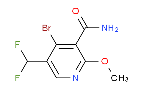 AM91921 | 1806873-16-4 | 4-Bromo-5-(difluoromethyl)-2-methoxypyridine-3-carboxamide
