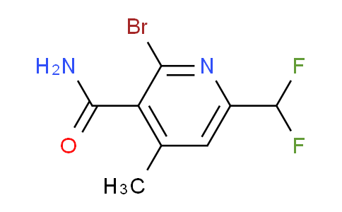 AM91933 | 1804429-87-5 | 2-Bromo-6-(difluoromethyl)-4-methylpyridine-3-carboxamide