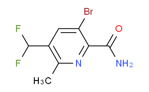 AM91937 | 1805436-01-4 | 3-Bromo-5-(difluoromethyl)-6-methylpyridine-2-carboxamide