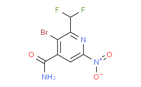 AM91946 | 1806866-54-5 | 3-Bromo-2-(difluoromethyl)-6-nitropyridine-4-carboxamide