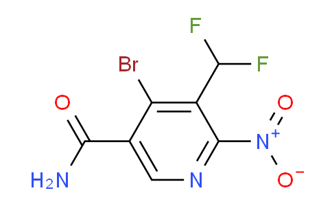 AM91949 | 1805360-14-8 | 4-Bromo-3-(difluoromethyl)-2-nitropyridine-5-carboxamide