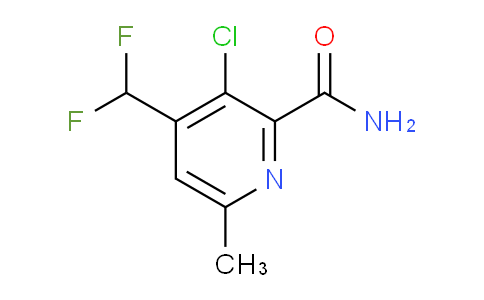 AM91962 | 1805274-76-3 | 3-Chloro-4-(difluoromethyl)-6-methylpyridine-2-carboxamide