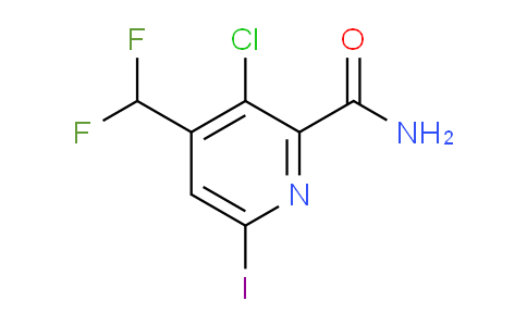 AM91971 | 1805354-14-6 | 3-Chloro-4-(difluoromethyl)-6-iodopyridine-2-carboxamide