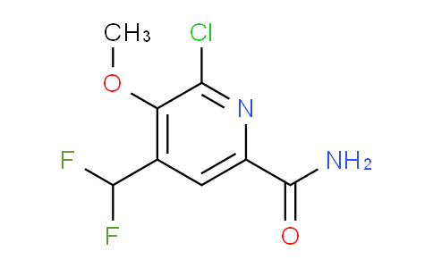 2-Chloro-4-(difluoromethyl)-3-methoxypyridine-6-carboxamide