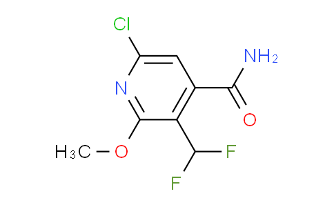 6-Chloro-3-(difluoromethyl)-2-methoxypyridine-4-carboxamide