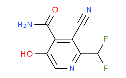 3-Cyano-2-(difluoromethyl)-5-hydroxypyridine-4-carboxamide