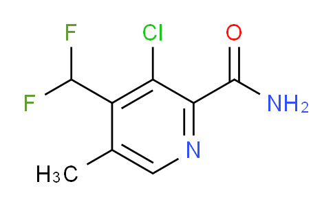 3-Chloro-4-(difluoromethyl)-5-methylpyridine-2-carboxamide