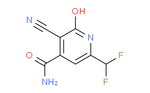3-Cyano-6-(difluoromethyl)-2-hydroxypyridine-4-carboxamide