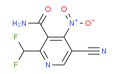 AM92053 | 1805569-23-6 | 5-Cyano-2-(difluoromethyl)-4-nitropyridine-3-carboxamide